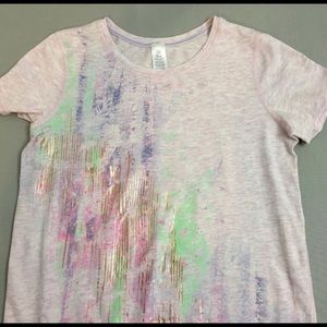 Pink Ivivva T-Shirt with Gold Embellishments